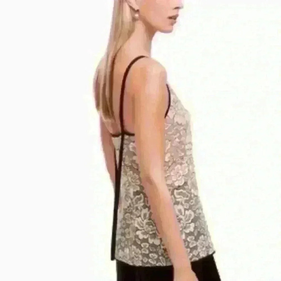 Babaton Aritzia Babton Halsmann Blouse Navy/Black Trim Size Small - Picture 2 of 8